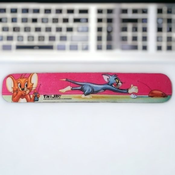 Vintage 90s Tom & Jerry Keyboard Wrist Rest Easy Typing Pain Relief Home Office - Picture 1 of 9